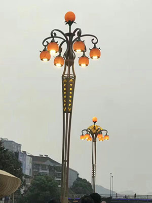 柑橘特色路灯